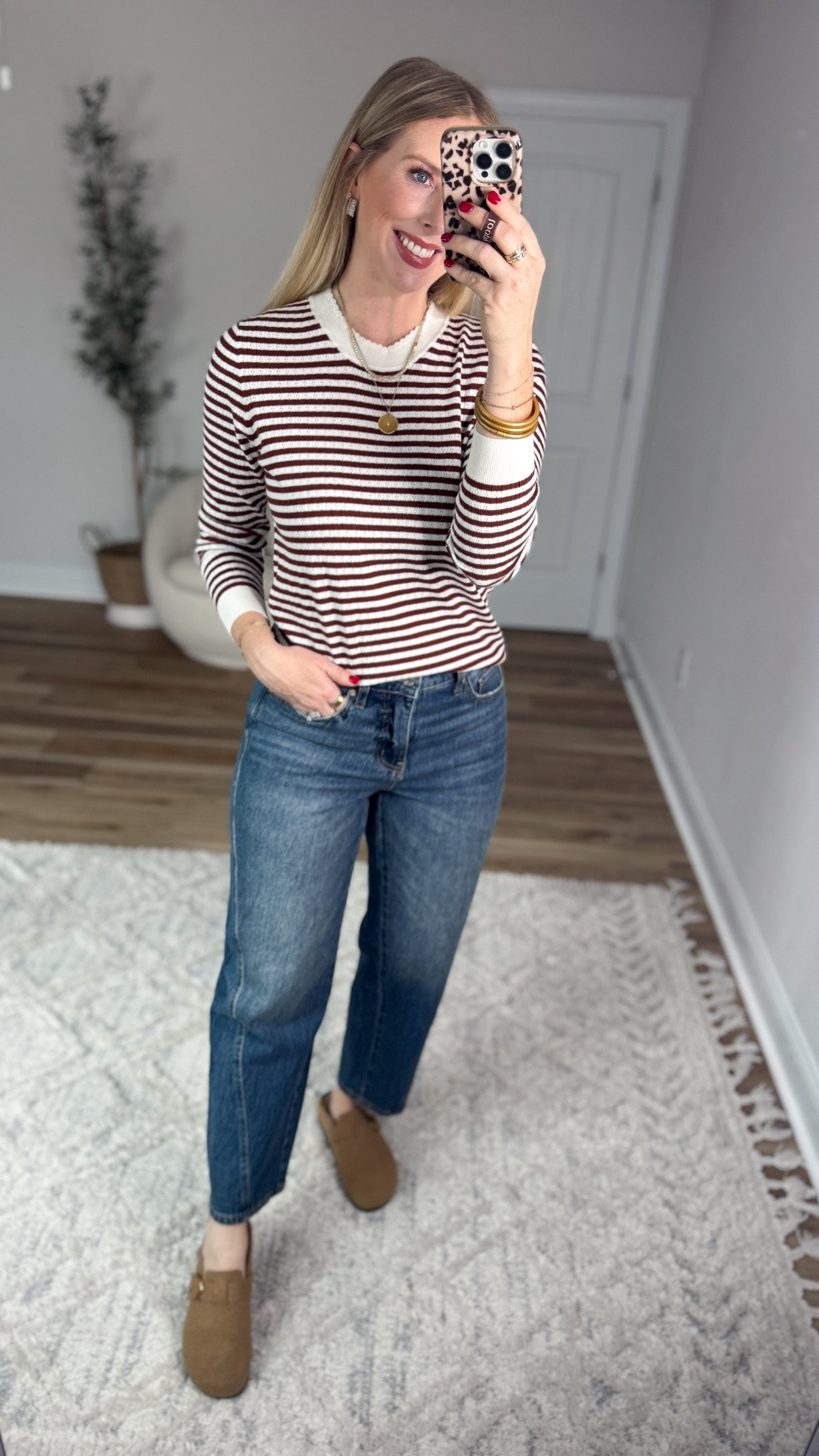 Weekend Walmart Wins try-on
Pointelle ribbed sweater- small
Barrel jeans- 4

#LTKootd #LTKFindsUnder50