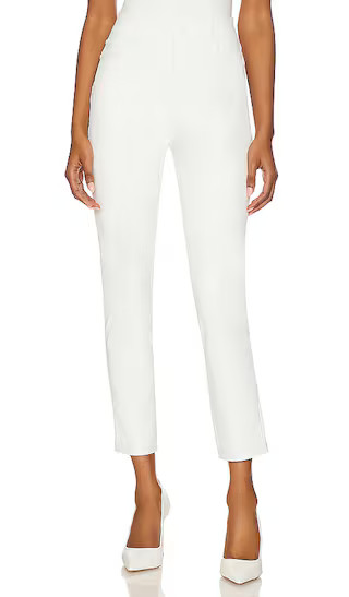 Faux Leather Five Pocket Pant in White | Revolve Clothing (Global)