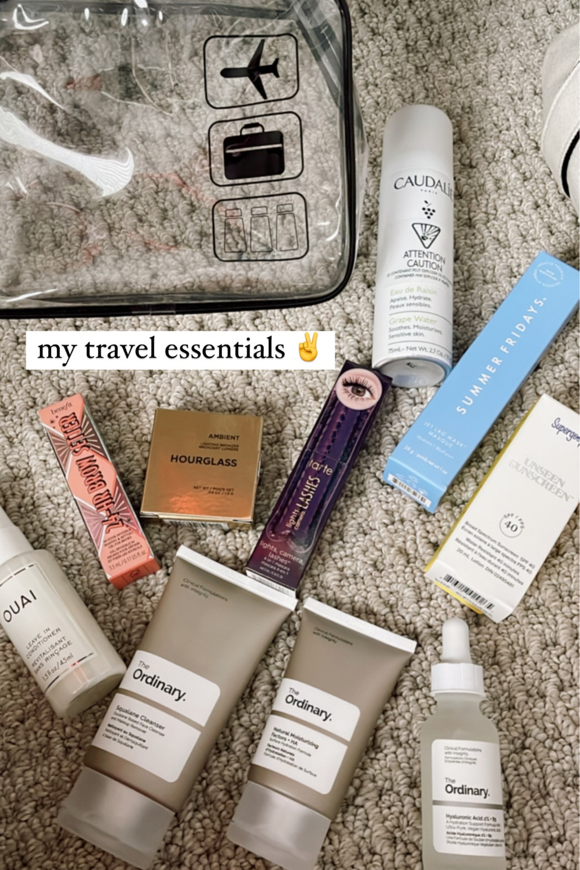 my travel size essentials 🌴 

#LTKbeauty #LTKtravel #LTKitbag
