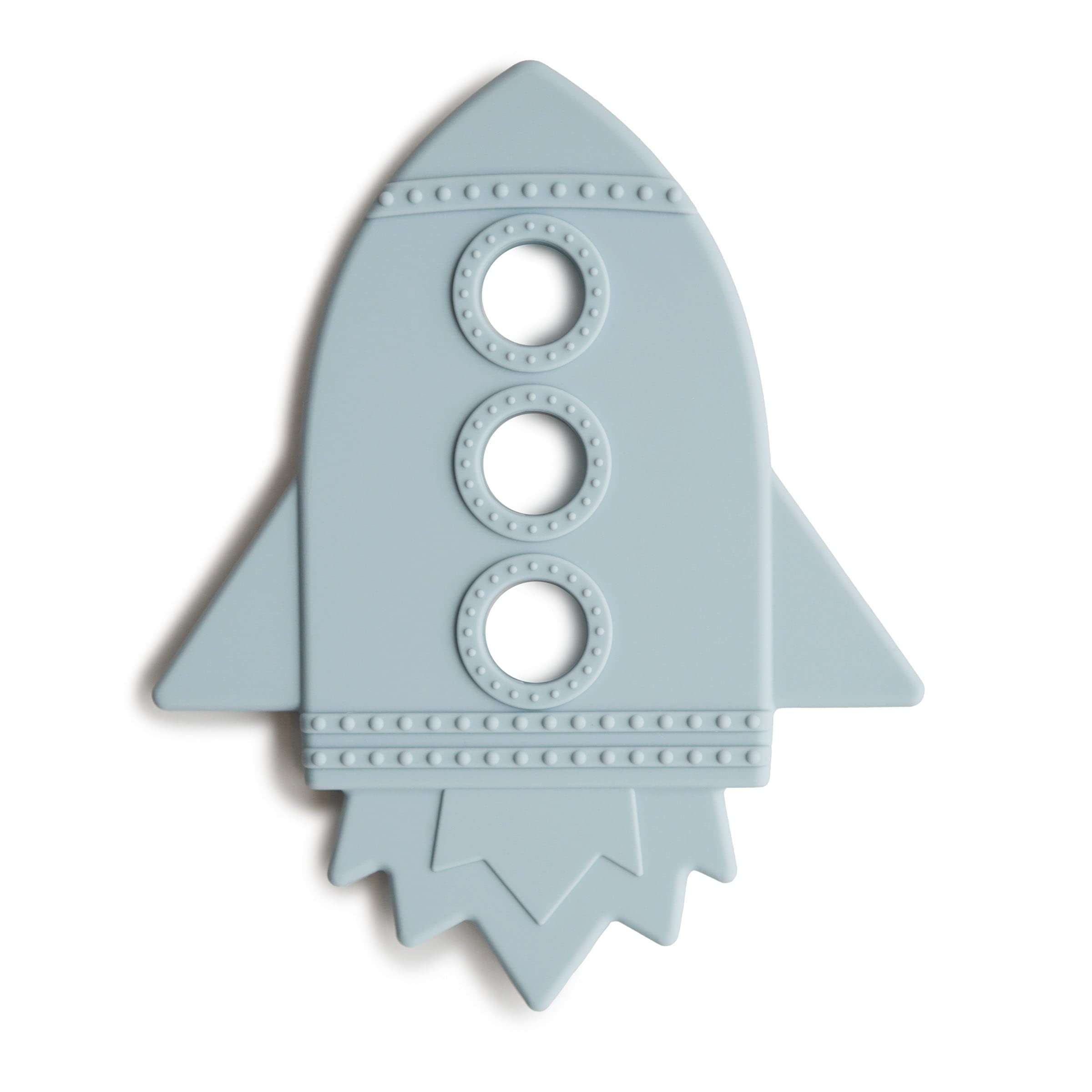 mushie Silicone Baby Teether Toy | Rocket (Cloud) | Amazon (US)