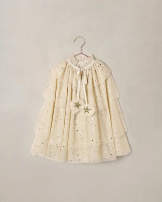 Tulle Cape Champagne Star | Rylee + Cru
