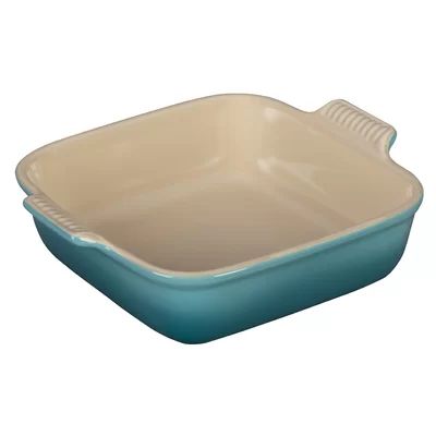 Le Creuset Stoneware Square Heritage Dish Le Creuset Color: Caribbean, Capacity: 0.56 qt. | Wayfair North America