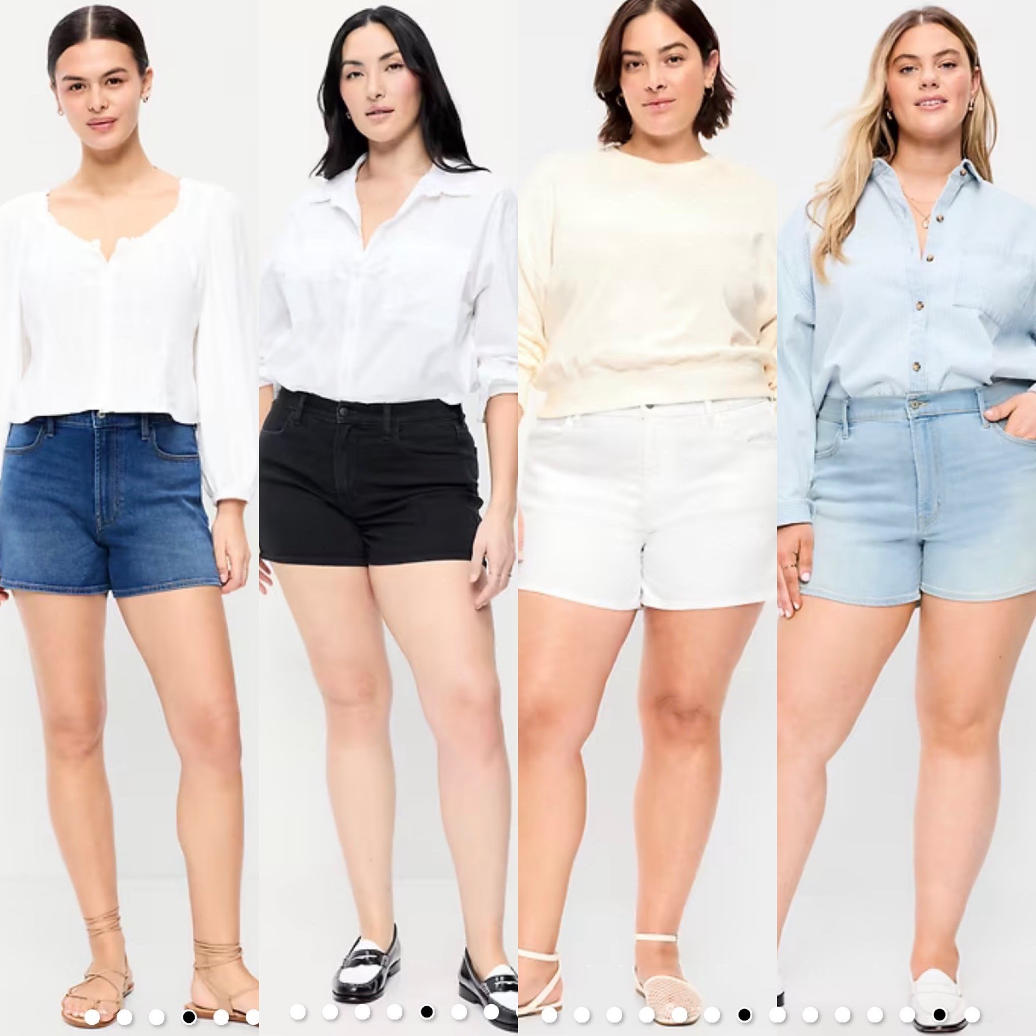 Shorts on sale for $12 TODAY ONLY (3/11) at Old Navy!
Size 16 in the wow denim shorts. I would probably grab an xl in the chino style.  

#LTKPlusSize #LTKSaleAlert #LTKOver40