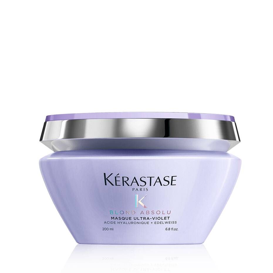 Masque Ultra-Violet Purple Hair Mask  Listen to pronunciation    Purple hair mask with Hyaluronic... | Kerastase US