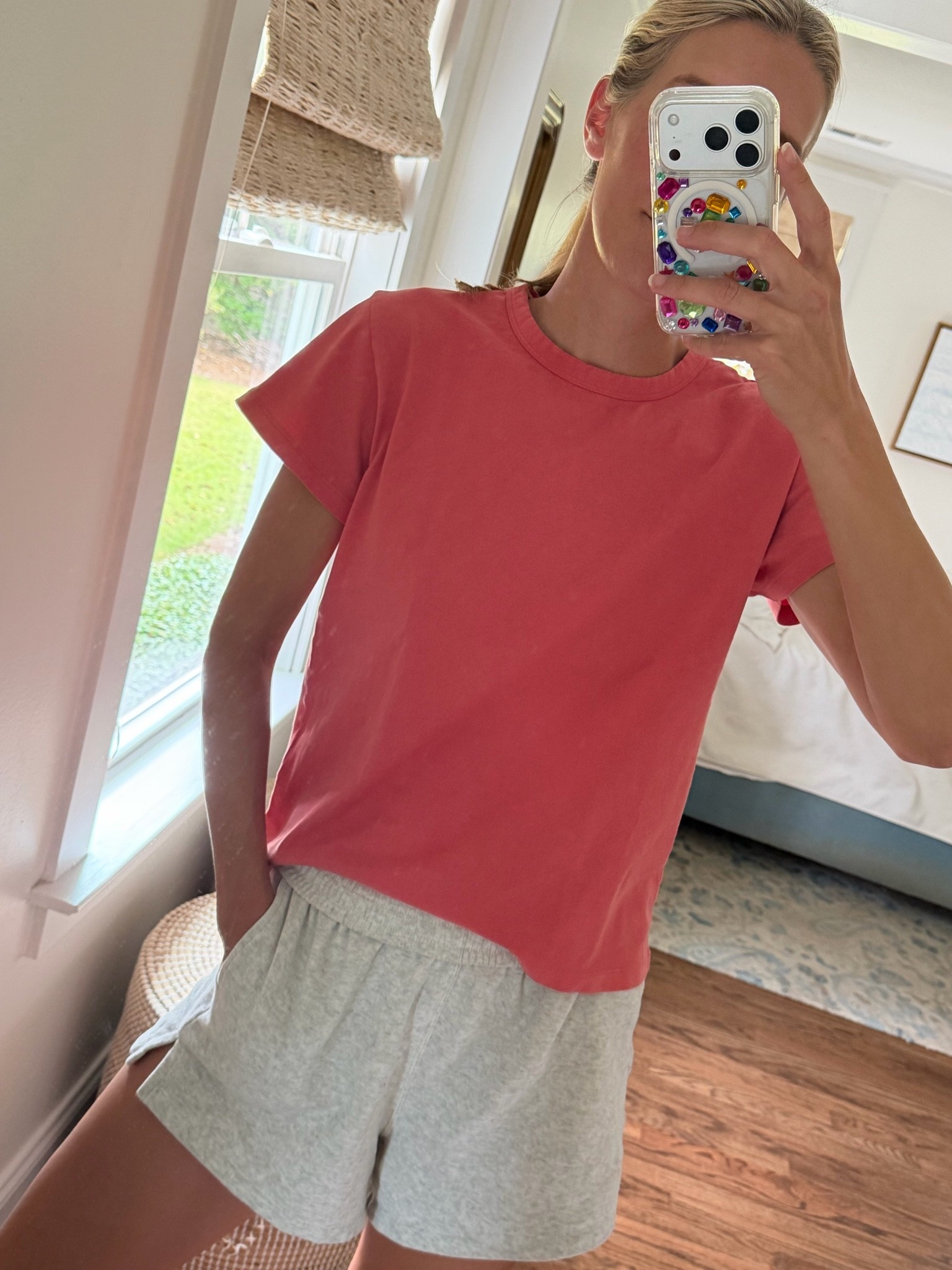 Obsessed with this cotton Tshirt! Soft, but structured, tons of colors, great price point and perfect boxy fit. Wearing size small

#LTKTall #LTKSeasonal