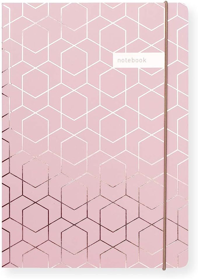 Matilda Myres Notebook - Rose Gold Foil - Pink | Amazon (US)