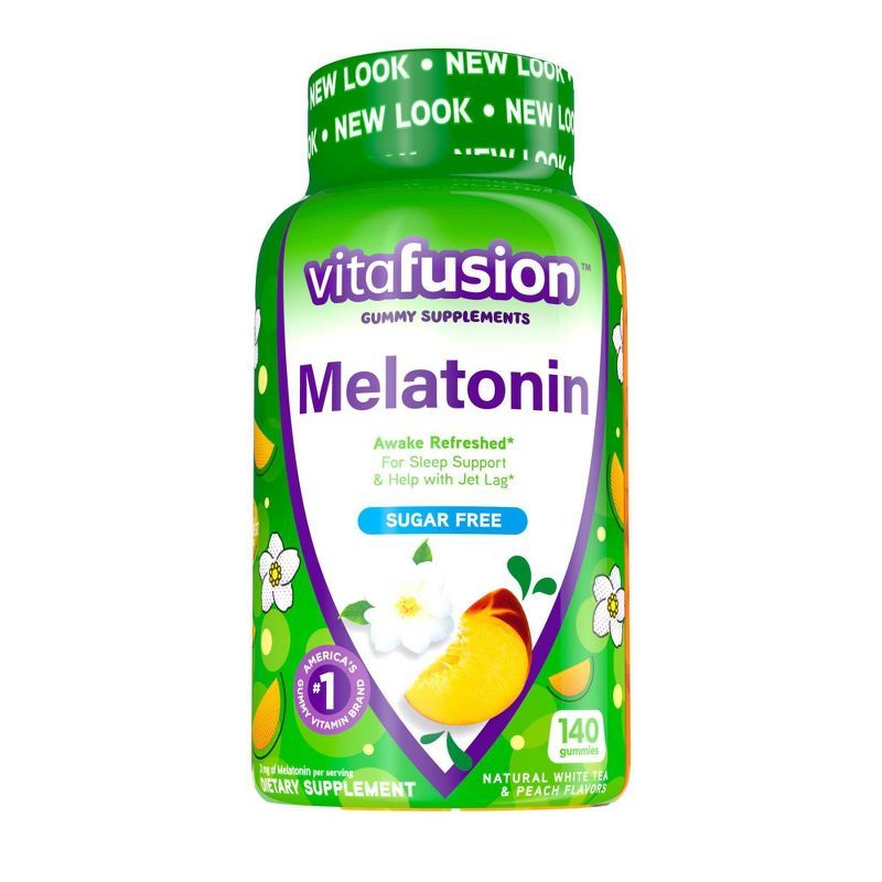 Vitafusion Melatonin Dietary Supplement Adult Gummies - Fruit - 140ct | Target