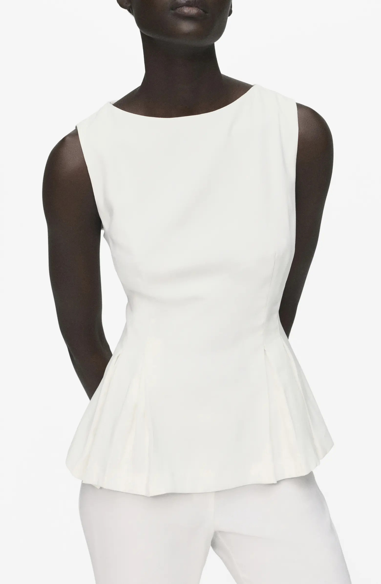 Sleeveless Peplum Top | Nordstrom