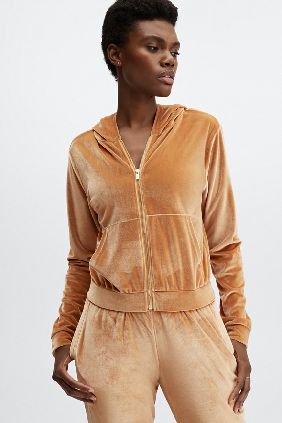 Donna Velour Hoodie | Fabletics - North America