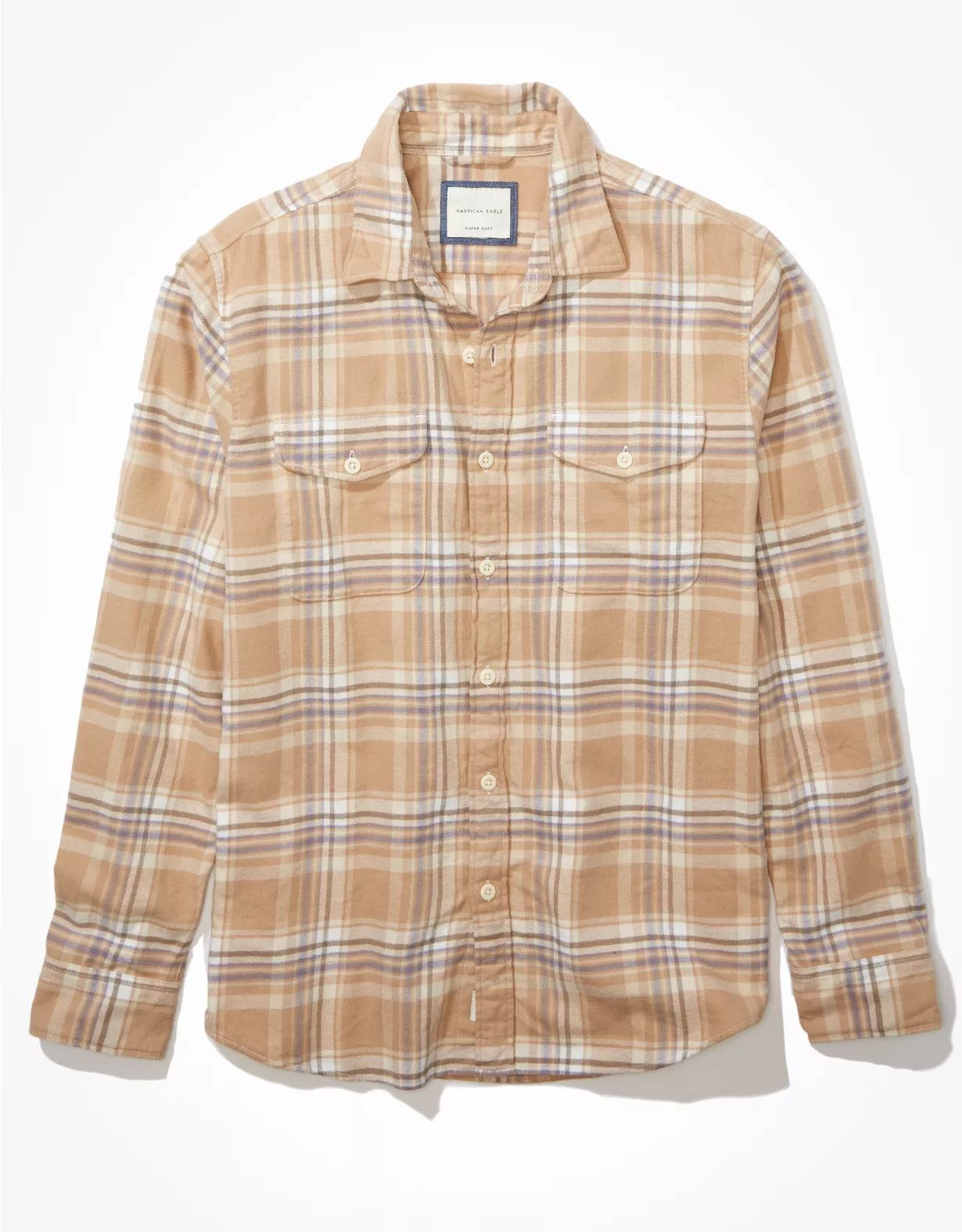 AE Super Soft Flannel Shirt | American Eagle Outfitters (US & CA)