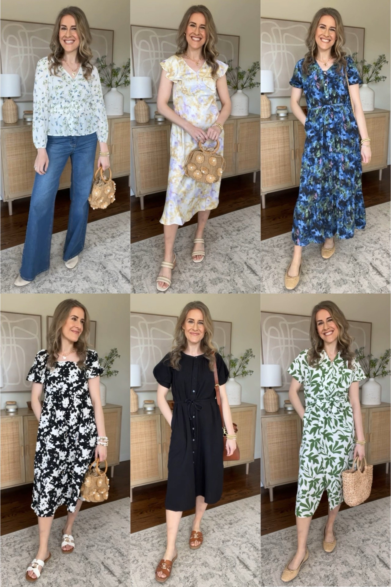 Walmart spring dresses under $25, fit is true to size, I’m in a small in each. #walmartpartner Each dress comes in several color options. It’s hard to pick a favorite, these are all so nice! I love the long blue floral and the shirtdress for everyday. Satin dress is a good choice for special occasions. #easter #spring dress affordable budget #walmartfashion @walmart

#LTKStyleTip #LTKFindsUnder100 #LTKFindsUnder50