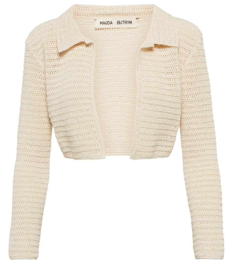 Crochet cropped jacket | Mytheresa (INTL)