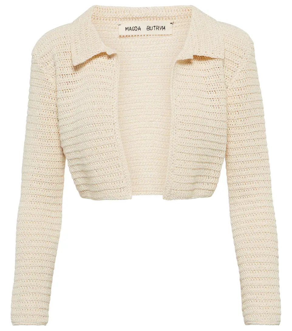 Crochet cropped jacket | Mytheresa (INTL)