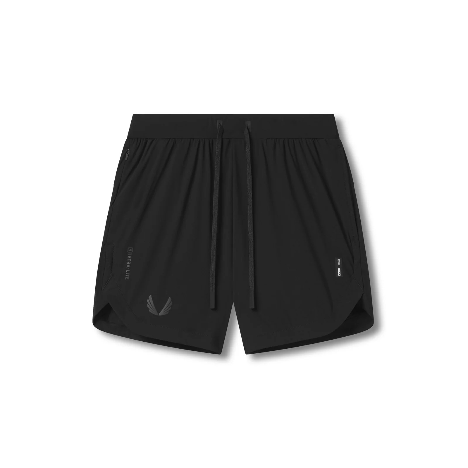 0823. Tetra-Lite® 7" Linerless Short - Black "Wings" | ASRV