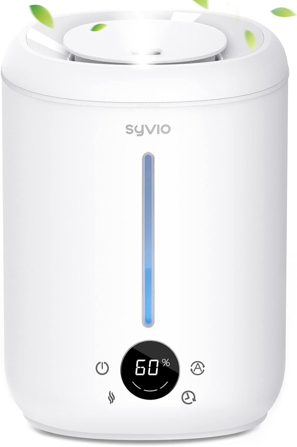 Humidifiers for Bedroom Large Room, Syvio 2.8L Smart Humidity Sensor Cool Mist Air Humidifiers, E... | Amazon (US)