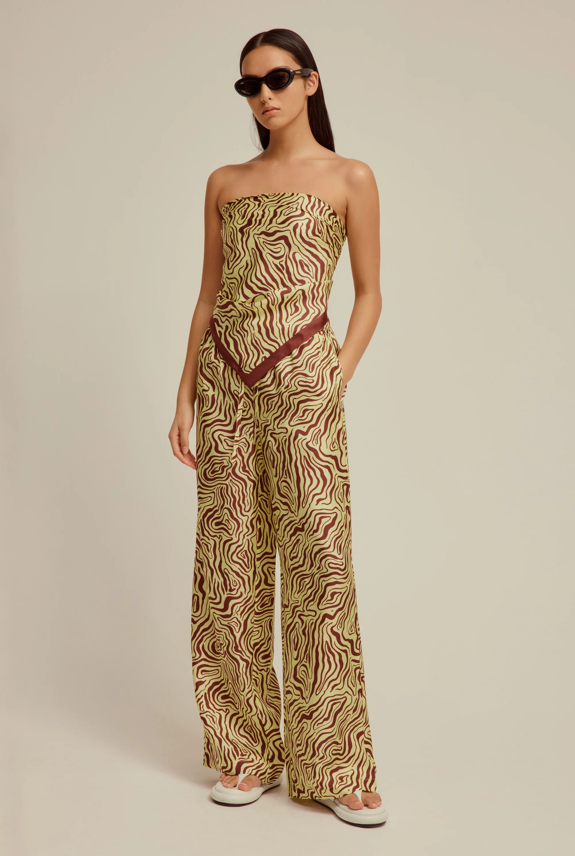 Silk Wide Leg Pant | Venroy AU