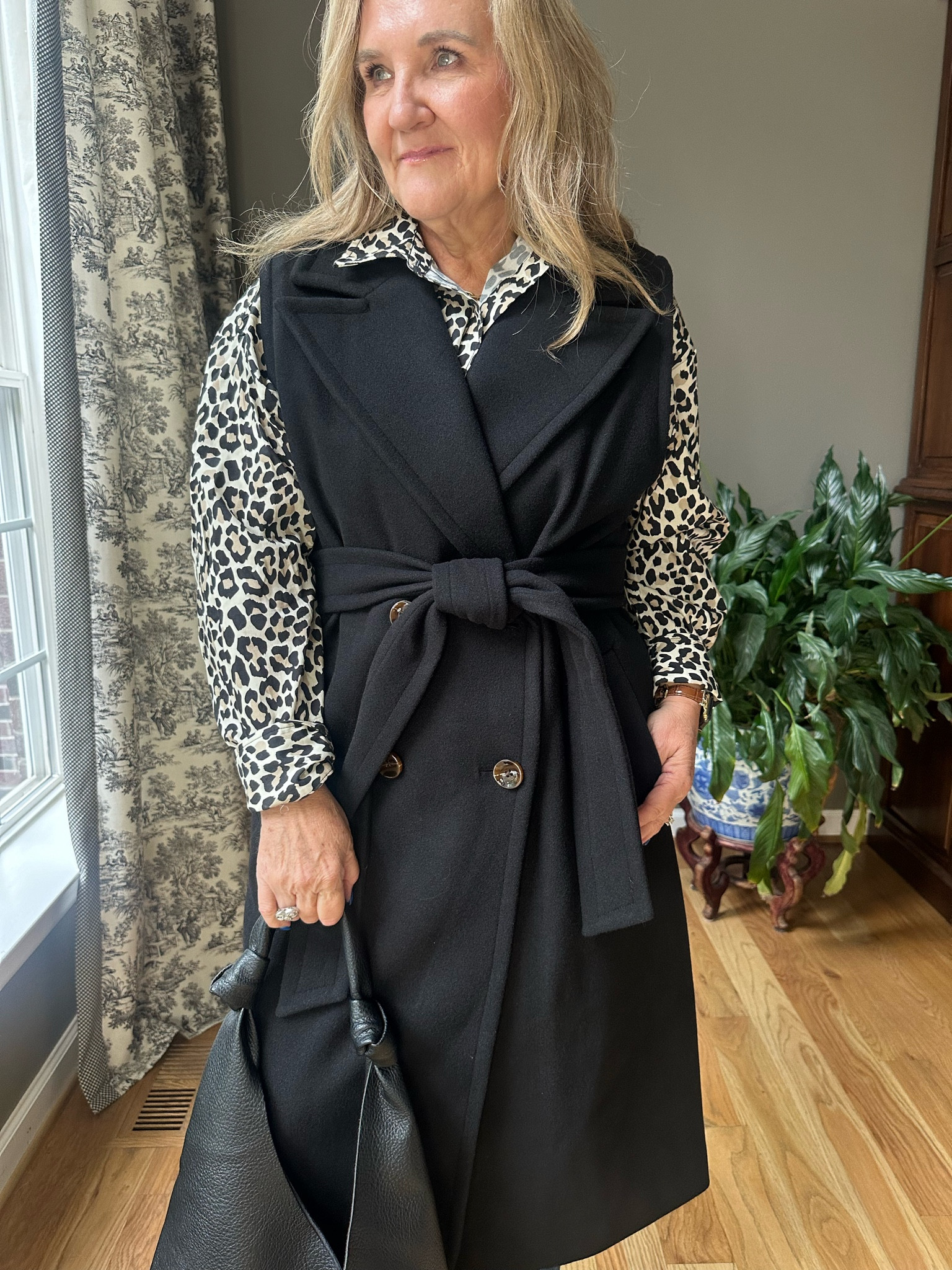 If you’re in the mood for fall fashion and shopping, pick this overcoat vest up. It is lovely. Wearing my larger size, worked perfect. 25% off code FALLVIP25 through 8/19

Blouse is oversized. You can order smaller size. 

Great everyday denim! Order smaller size. 

Bernardo outerwear fall coats fall outfits 

#LTKOver40 #LTKSeasonal #LTKMidsize