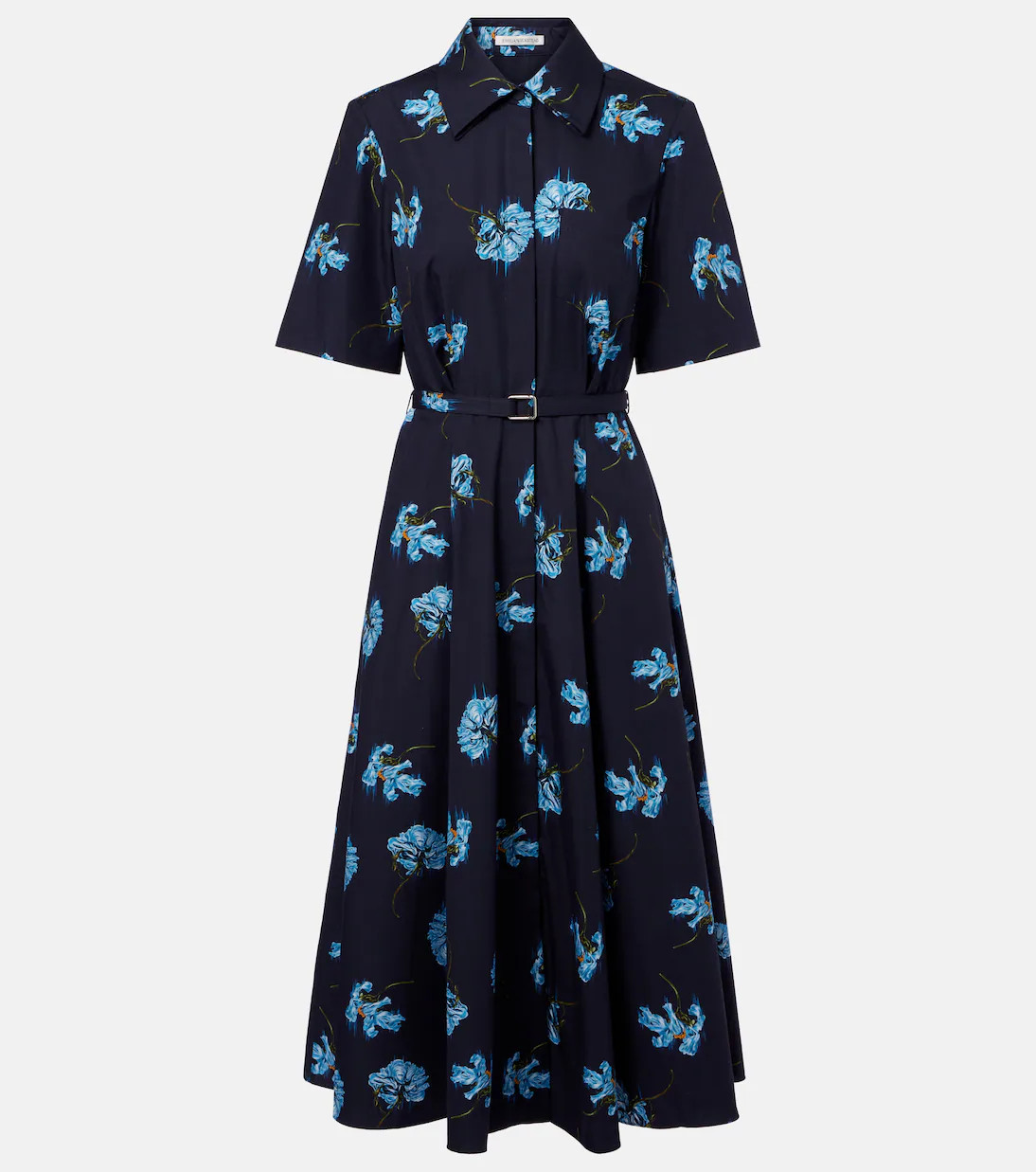 Floral cotton shirt dress | Mytheresa (UK)