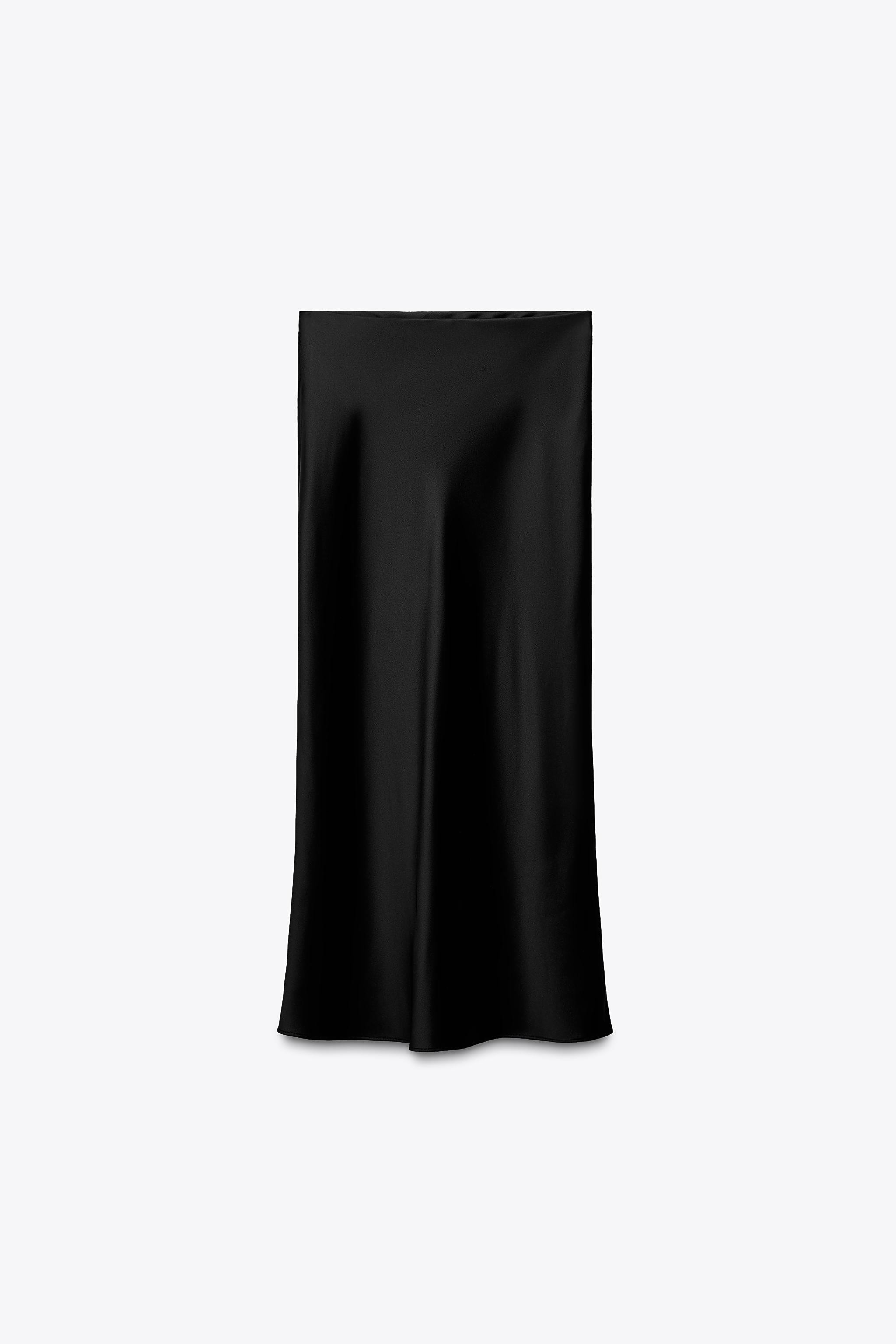 Skirt with a high elastic waistband. | Zara US