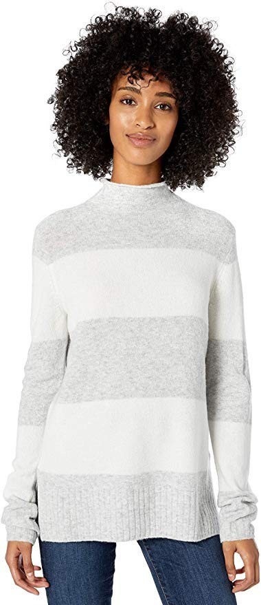 Amazon Brand - Goodthreads Women's Mid-Gauge Stretch Funnel Neck Sweater | Amazon (US)