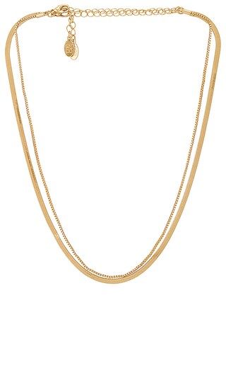 Chained Up Necklace in Gold | Revolve Clothing (Global)