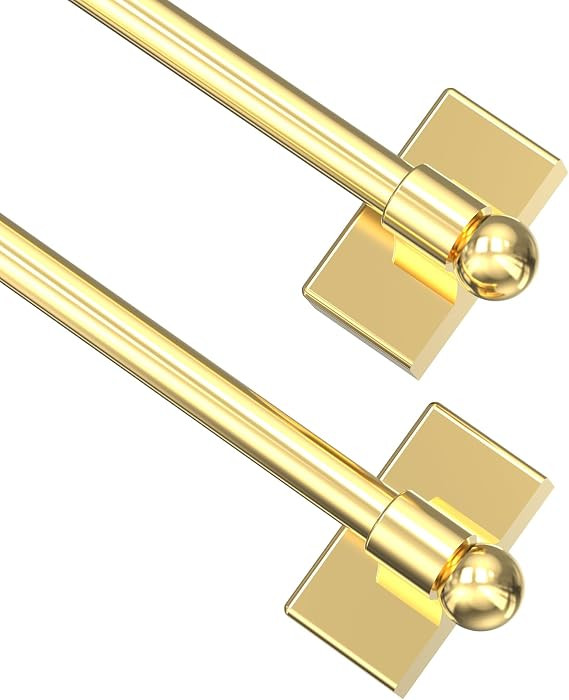Adjustable Magnetic Curtain Rod for Metal Doors from 16\u201d to 28\u201d, [Magnetic Towel Bar][M... | Amazon (US)