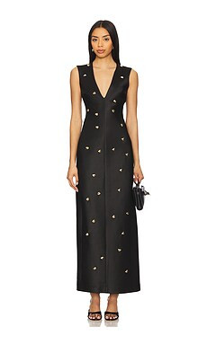 Acler Pattison Maxi Dress in Dark Baroque from Revolve.com | Revolve Clothing (Global)
