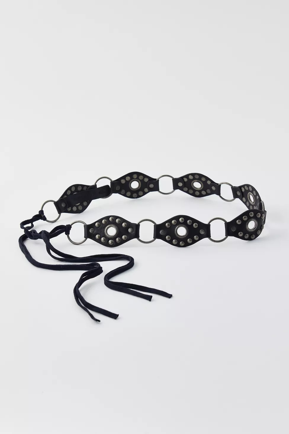 UO Studded Leather Tie Belt | Urban Outfitters (US and RoW)