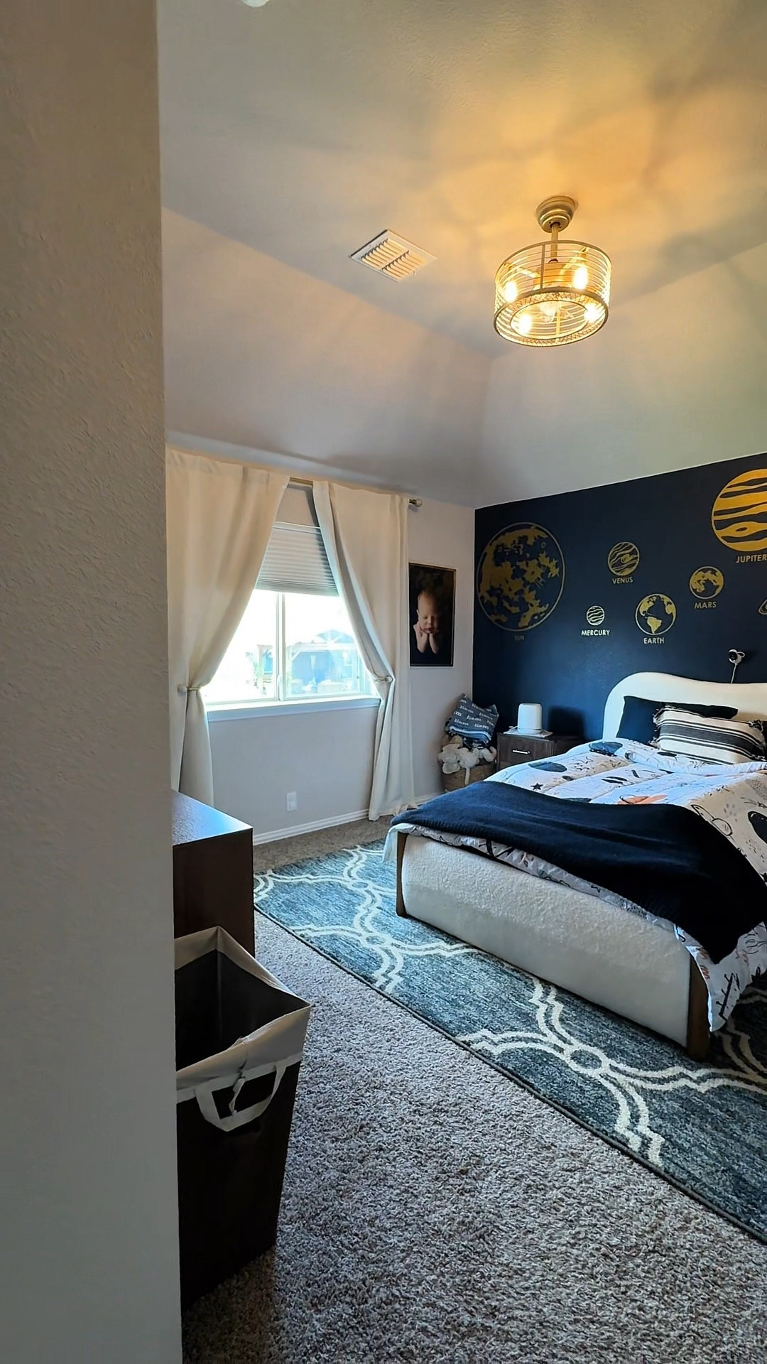 Updating my son’s nursery to a toddler bedroom was a change I wasn’t ready for. 🥹 excited to welcome another little guy! #toddlerroom #kidroom 

#LTKKids #LTKHome #LTKFamily