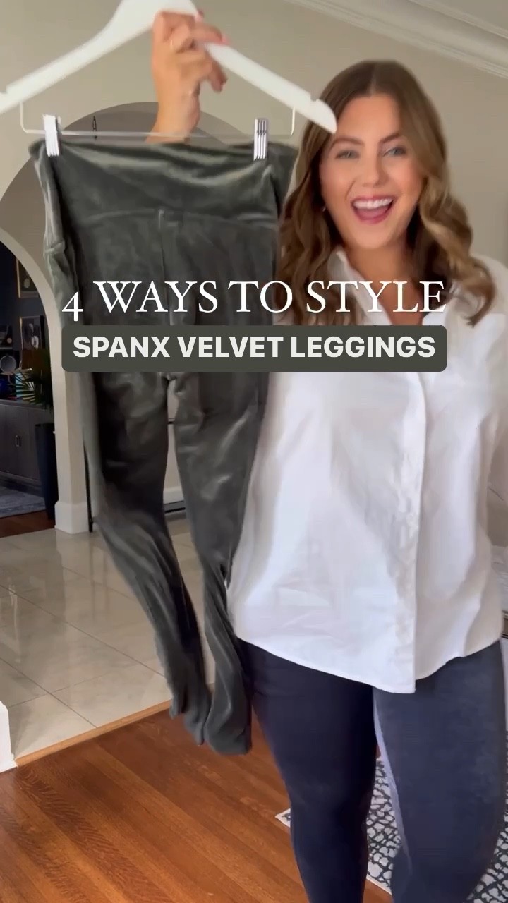 How to Wear Velvet Leggings for Fall