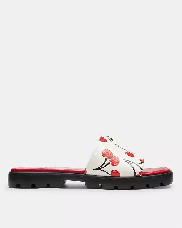 Florence Sandal With Cherry Print | Coach (US)