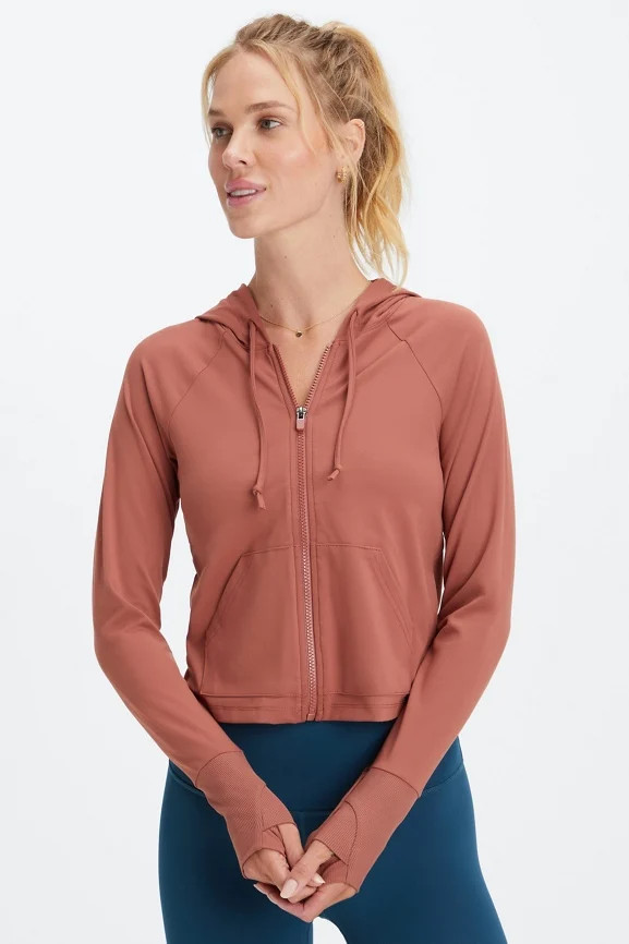 Oasis Cropped Hoodie | Fabletics - North America