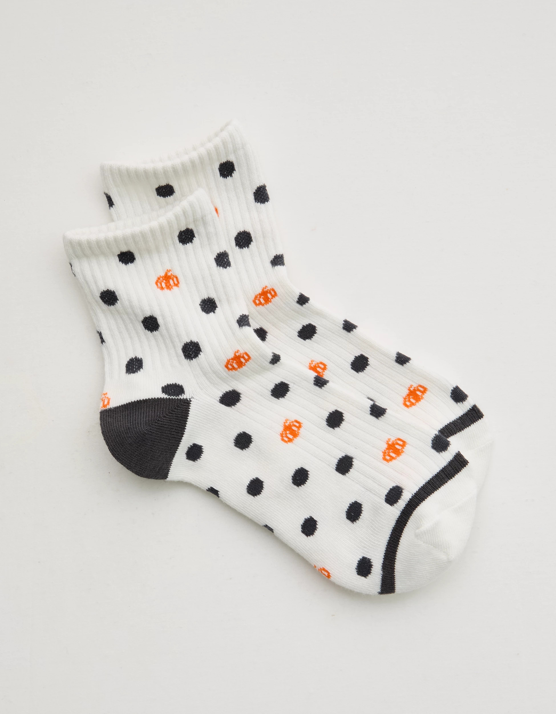 Aerie Ribbed Cotton Quarter Socks | Aerie
