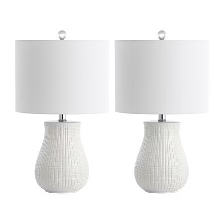 Safavieh 21" Dayton Table Lamp, One Size, White | JCPenney