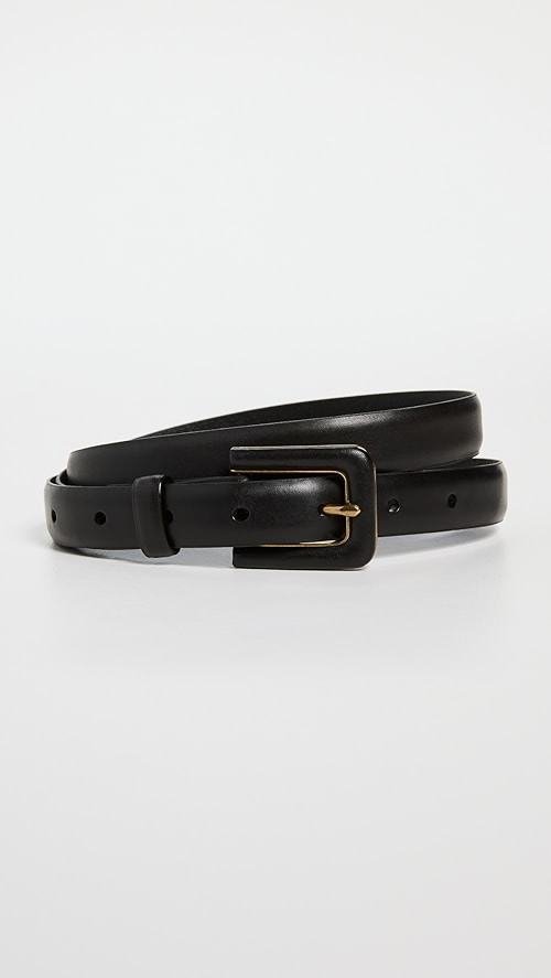 Pebbled Covered Buckle Belt | Shopbop