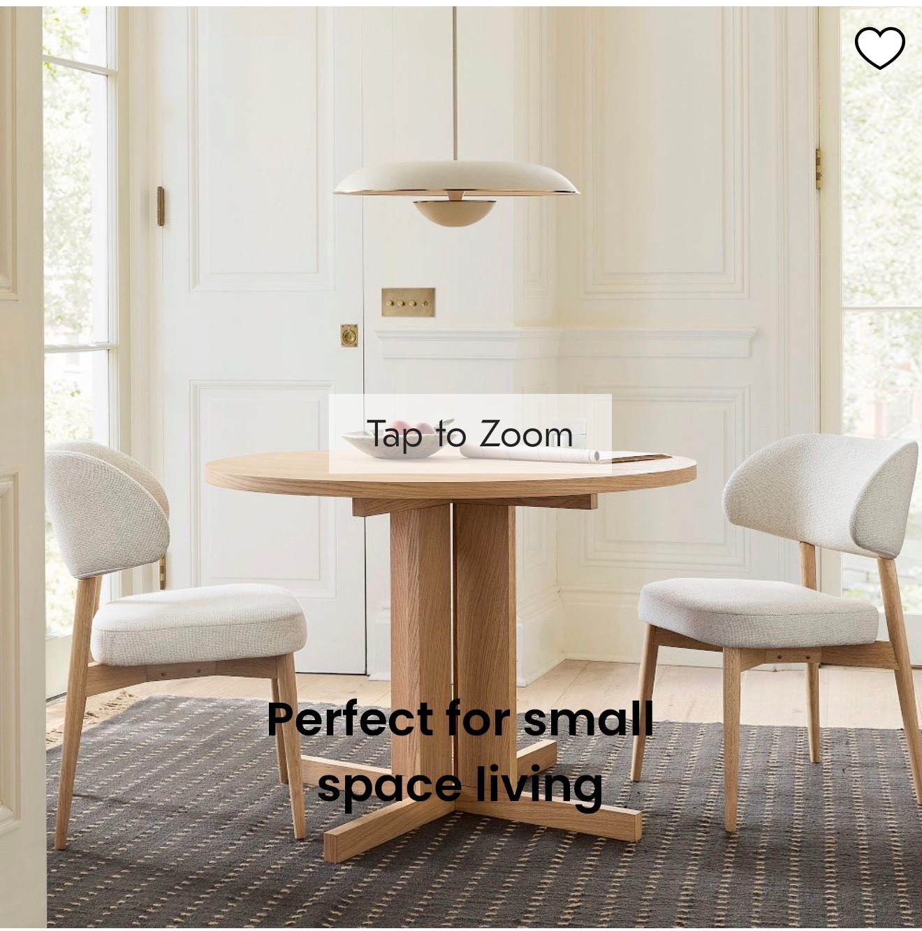 If you are looking for a clean line, perfect space saving table with a mid century feel to it this your table and chairs 

Rowe 42” drop leaf bistro table in blonde comes in other finishes too 

Paired with Hyde Dining chairs in alabaster basket weave fabric(other options available) 

#LTKHome #LTKU
