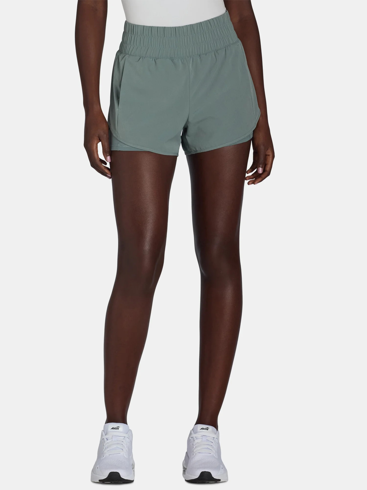 Avia Women's and Women's Plus Running Shorts with Bike Liner, Sizes XS-4X | Walmart (US)