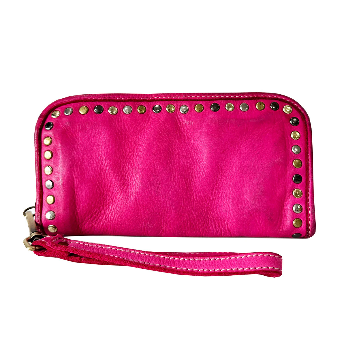 Sofia Zip Around Wallet in Fuschia | Bolsa Nova Handbags