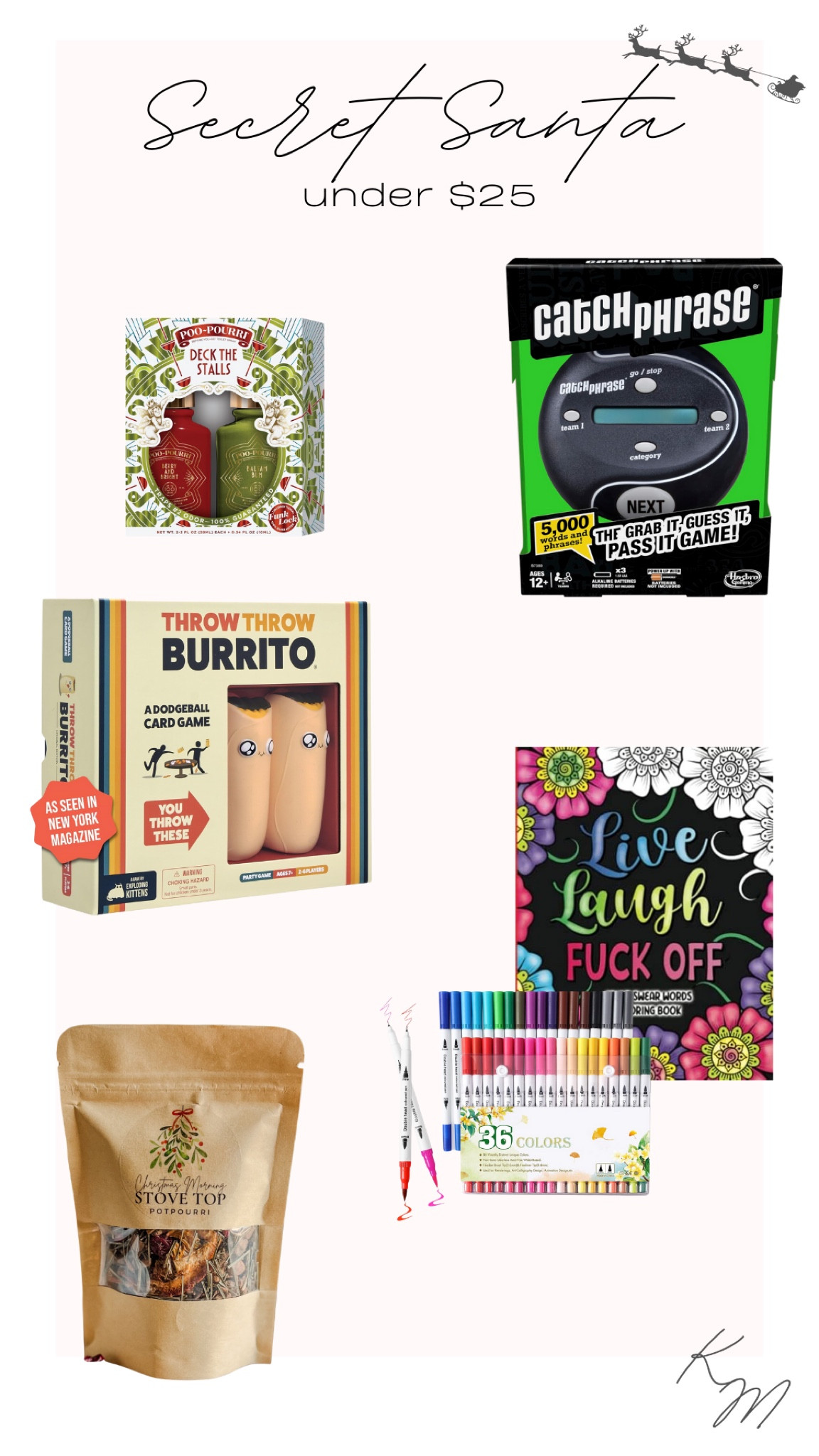 Secret Santa gifts that the recipient will *actually* enjoy! 

#LTKGiftGuide #LTKFindsUnder50 #LTKHoliday