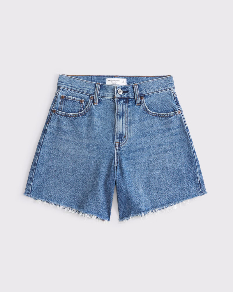 Abercrombie & Fitch Women's High Rise Loose Short in Medium - Size 28 | Abercrombie & Fitch (US)