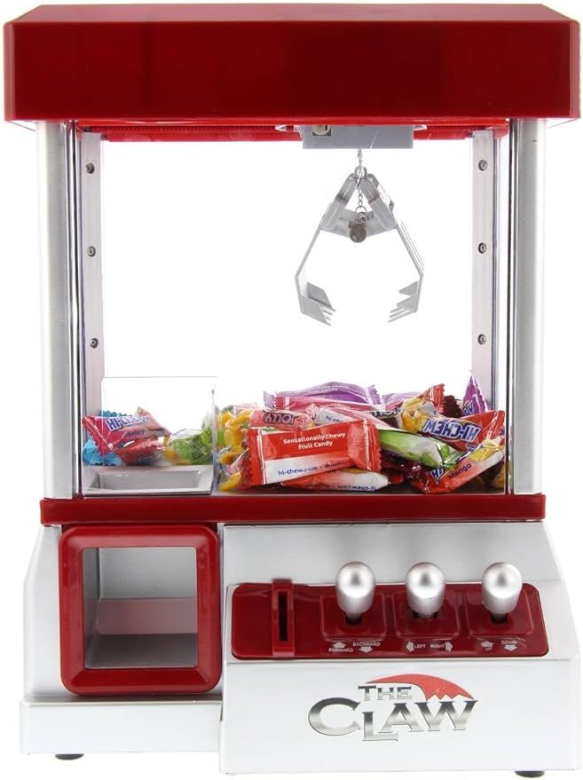 Electronic Arcade Claw Machine - Toy Grabber Machine With Flashing LED Lights and Sound | Amazon (US)