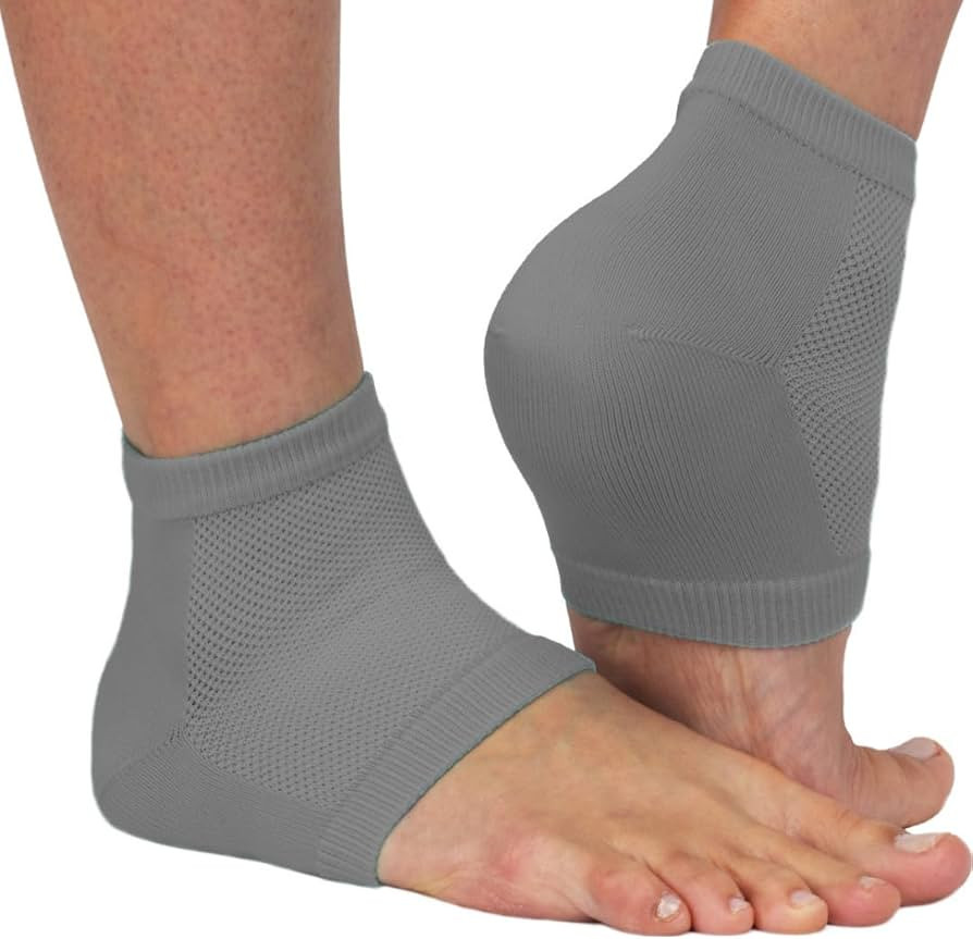 NatraCure Vented Heel Sleeves with SmartGel Hydration Vented Moisturizing Heel Sleeves | Amazon (US)