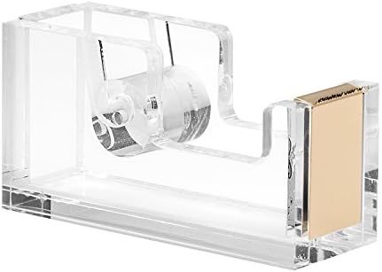 OfficeGoods Acrylic & Gold Tape Dispenser – Beautiful Desk Accessory Classically Designed for T... | Amazon (US)