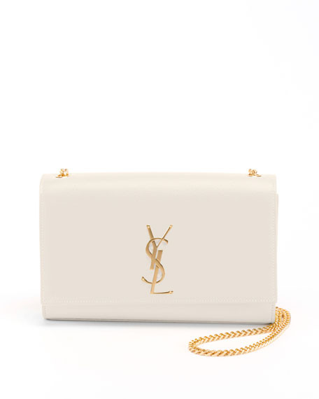 Monogram YSL Medium Calfskin Crossbody Bag | Neiman Marcus