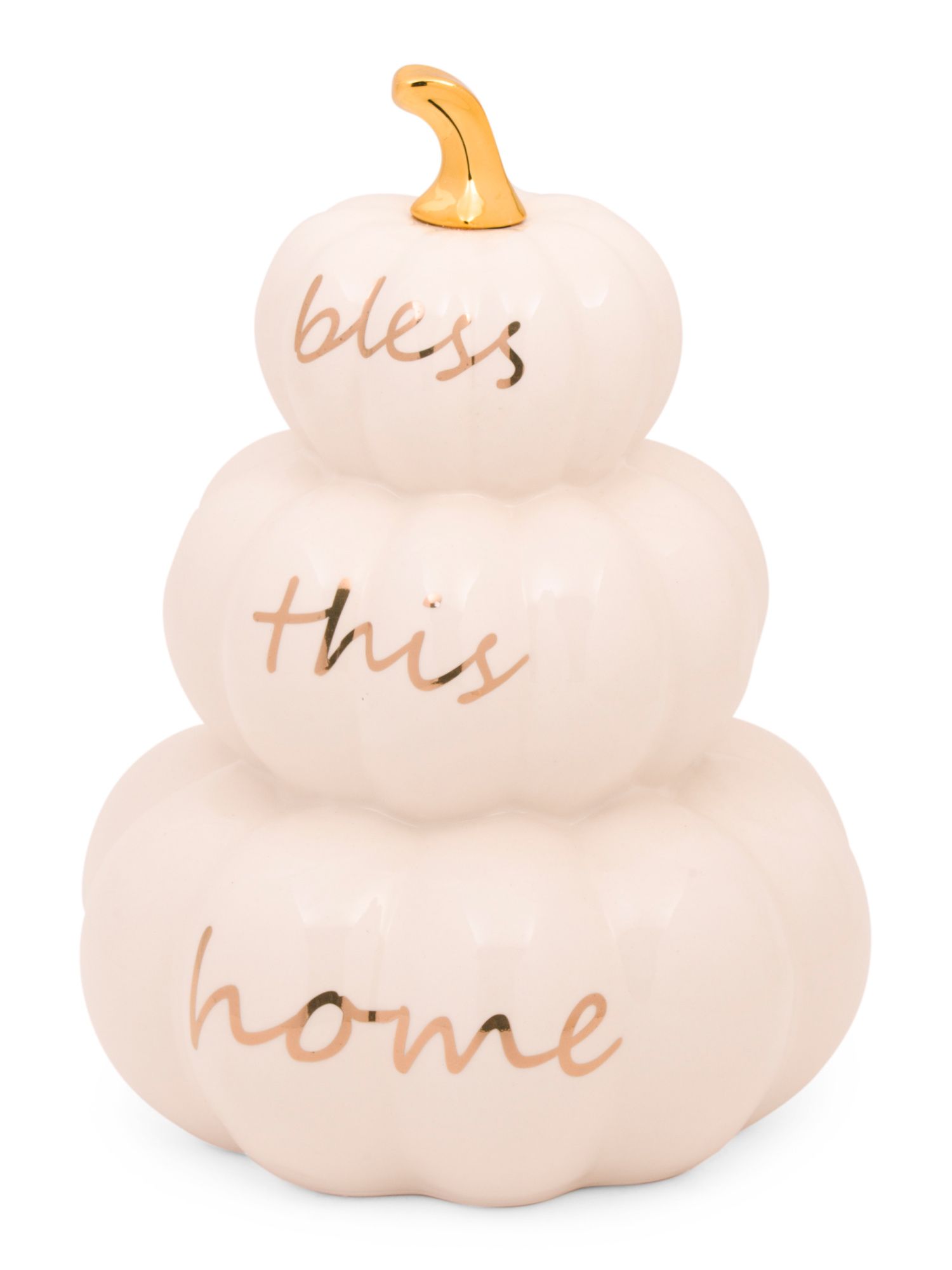 11.5in Ceramic Bless This Home Pumpkin | TJ Maxx