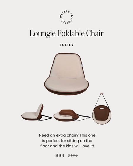 Shop this foldable chair on sale now from Zulily! Kids would love this chair to play games in!
Zulily, chair, comfort, sale, Loungie, foldable chair


#LTKhome #LTKfamily #LTKsalealert