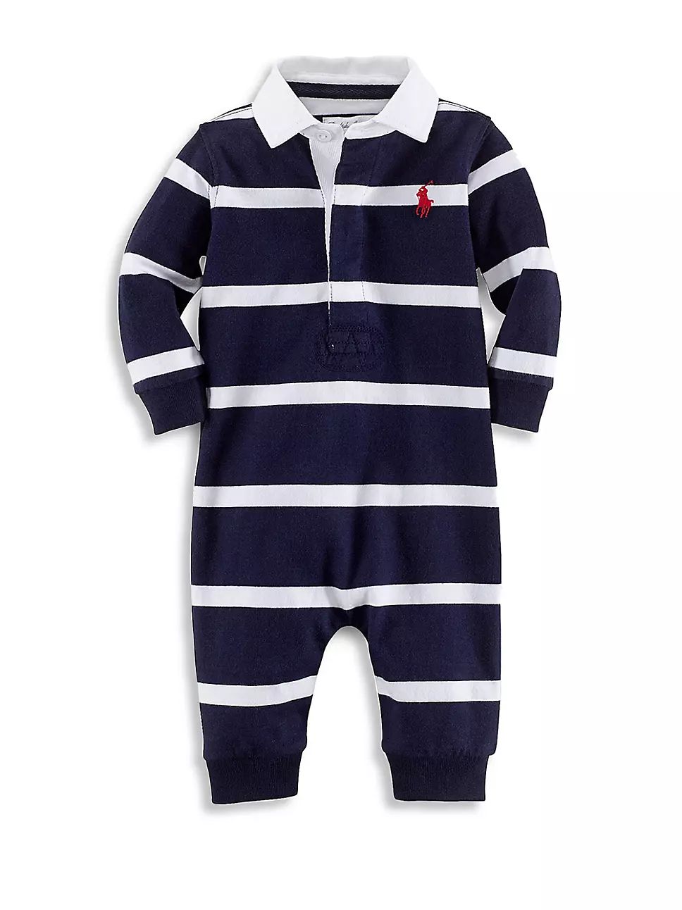 Baby Boy's Cotton Rugby Coverall | Saks Fifth Avenue