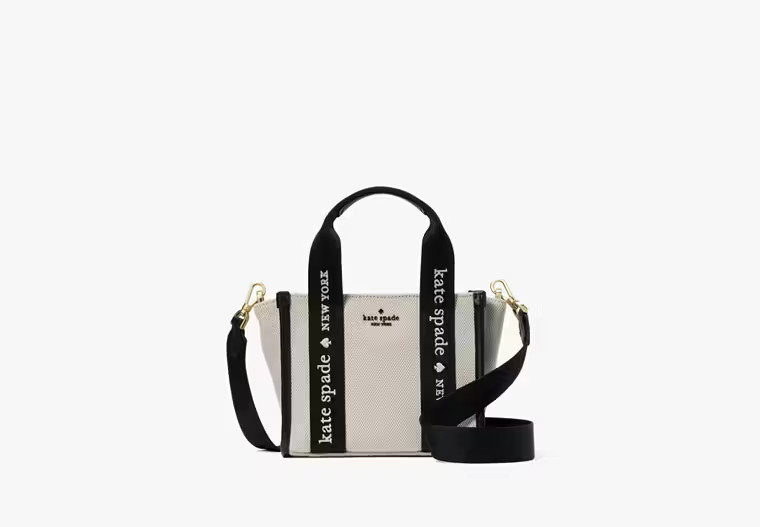 Kate Spade Kip Canvas Mini Tote Bag, tan | Kate Spade Outlet