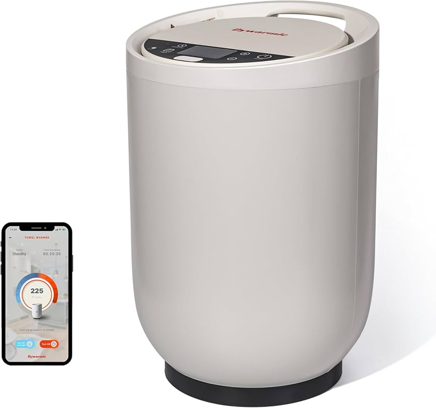 Smart Towel Warmer - Coolbreeze Insulation Tech | Voice Control with Alexa & Google Assistant | S... | Amazon (US)