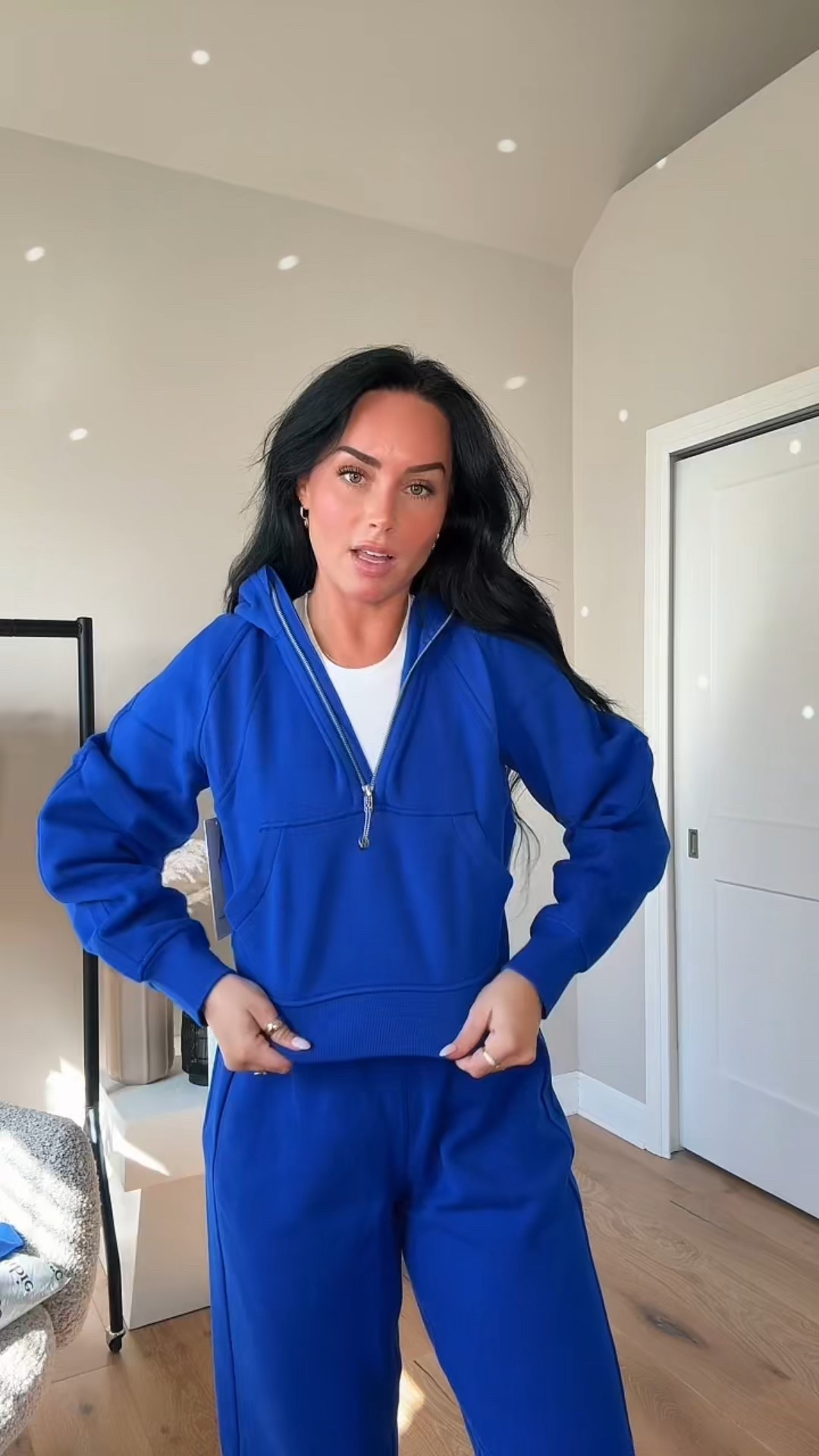 I love a scuba lounge set!! 💙 

My Sizing 5’7,145lbs, 32dd
I’m wearing a size small pants, size xs/small half zip



#LTKActive #LTKWatchNow #LTKSpringSale